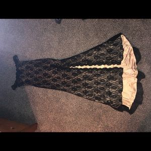 Tight lace formal dress